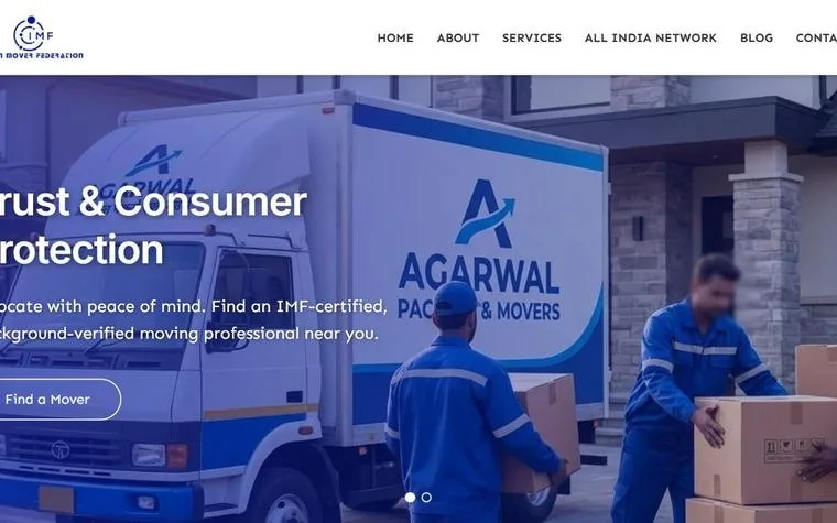 Homepage of Indian Mover Federation